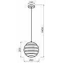 Deko-Light Pendelarmatuur ANKAA 200 E27 IP20, rvs geborsteld