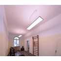 Deko-Light Pendelarmatuur PANEL hoekig IP40, zwart, transparant dimbaar