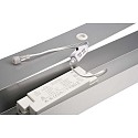 Deko-Light Pendelarmatuur LED PANEL hoekig IP40, wit aluminium dimbaar