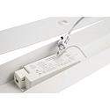 Deko-Light Pendelarmatuur LED PANEL hoekig IP40, verkeerswit dimbaar