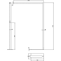 Staande lamp OFFICE THREE PRO MOTION up down, met sensor, Tunable White IP20, verkeerswit dimbaar