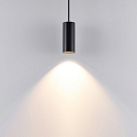 Deko-Light pendant luminaire CAN 150 down, cylindrical, direct GU10 IP20, black