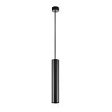 Deko-Light pendant luminaire CAN 300 down, cylindrical, direct GU10 IP20, black