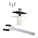 Tafelarmatuur OFFICE THREE STANDARD MOTION up down, met sensor, met aanraakdimmer IP20, verkeerswit dimbaar