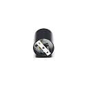 Plafondarmatuur BENGALA ROUND cilindrisch, instelbaar GU10 IP20, zwart dimbaar