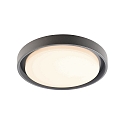 Plafondarmatuur voor buiten ASCELLA rond IP54, grafiet, gesatineerd 