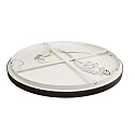 Deko-Light Wand- en plafondarmatuur MEROPE 80 IP20, zwart