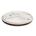 Deko-Light wall and ceiling luminaire MEROPE 80 IP20, coffee brown