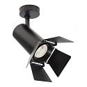 Deko-Light Plafondarmatuur LUCEA TILT DTW Dim-To-Warm IP20, gitzwart dimbaar