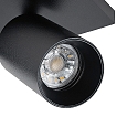 Deko-Light ceiling luminaire CAN TILT SQUARE 48CM 3 flames, square, cardanic swivelling GU10 IP20, black