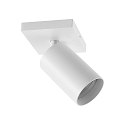 ceiling luminaire CAN TILT SQUARE BASE 11CM MIX'N MATCH 1/3 1 flame, square, without shade, cardanic swivelling GU10 IP20, white