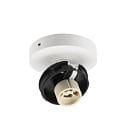ceiling luminaire CAN TILT ROUND BASE � 8CM MIX�N MATCH 1 flame, round, without shade, cardanic swivelling GU10 IP20, white