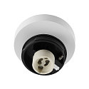 ceiling luminaire CAN TILT ROUND BASE � 8CM MIX�N MATCH 1 flame, round, without shade, cardanic swivelling GU10 IP20, white