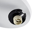 ceiling luminaire CAN TILT ROUND BASE � 25CM MIX�N MATCH 3 flames, round, without shade, cardanic swivelling GU10 IP20, white