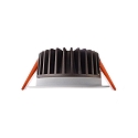  Recessed LED ceiling luminaire COB 95 round, 13W, current constant, 34,8V DC, 350mA, 4000K, white