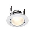 Deko-Light Plafondinbouwarmatuur COB 68 CCT CCT Switch IP20, gesatineerd, wit dimbaar