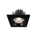 KapegoLED recessed ceiling ring Orionis, square, current constant, 17-19V DC, 350mA, 6.5W, warm white, matt black