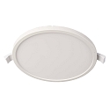 Recessed LED ceiling luminaire ALYA, ROUND, �18cm, IP20, 220-240V AC / 50-60Hz, 12W 2700K 960lm 110�, cRi >90, white