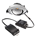 Inbouwspot DIONE IP20 draaibaar, bekabeld IP20, chroom dimbaar
