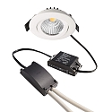 Deko-Light Inbouwspot DIONE IP20 draaibaar, bekabeld IP20, wit dimbaar