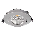 Deko-Light Inbouwspot DIONE IP20 DTW 930-918 draaibaar, Dim-To-Warm, bekabeld IP20, zilver dimbaar