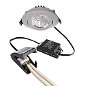 Deko-Light Inbouwspot DIONE IP20 DTW 930-918 draaibaar, Dim-To-Warm, bekabeld IP20, zilver dimbaar