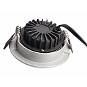 Deko-Light Inbouwspot DIONE IP20 DTW 930-918 draaibaar, Dim-To-Warm, bekabeld IP20, zilver dimbaar