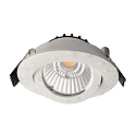 Deko-Light Inbouwspot DIONE IP44 DIM 840 draaibaar, bekabeld IP44, wit dimbaar