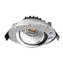 Deko-Light Inbouwspot DIONE IP44 DIM 840 draaibaar, bekabeld IP44, chroom dimbaar