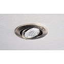 Deko-Light Inbouwspot DIONE IP44 DIM 840 draaibaar, bekabeld IP44, nikkel geborsteld dimbaar