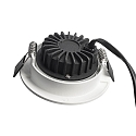Deko-Light recessed spotlight DIONE IP44 DTW 930-918 swivelling, Dim-To-Warm, wired through IP44, white dimmable