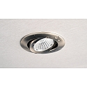 Deko-Light Inbouwspot DIONE IP44 DTW 930-918 draaibaar, Dim-To-Warm, bekabeld IP44, nikkel geborsteld dimbaar