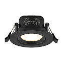Deko-Light Inbouwspot SURTUR TILT 68 CCT draaibaar, CCT Switch IP20/IP44, zwart dimbaar