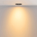 Deko-Light Inbouwspot SURTUR TILT 83 CCT draaibaar, CCT Switch IP20/IP44, zwart dimbaar