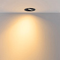 Deko-Light Inbouwspot SURTUR TILT 83 CCT draaibaar, CCT Switch IP20/IP44, zwart dimbaar