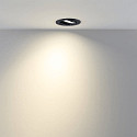 Deko-Light Inbouwspot SURTUR TILT 83 CCT draaibaar, CCT Switch IP20/IP44, zwart dimbaar