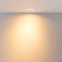 Deko-Light Inbouwspot SURTUR TILT 68 DTW draaibaar, Dim-To-Warm IP20/IP44, wit dimbaar