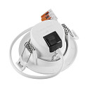 Deko-Light Inbouwspot SURTUR TILT 68 DTW draaibaar, Dim-To-Warm IP20/IP44, wit dimbaar