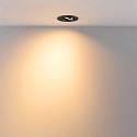 Deko-Light Inbouwspot SURTUR TILT 68 DTW draaibaar, Dim-To-Warm IP20/IP44, zwart dimbaar