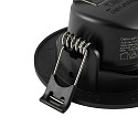Deko-Light Inbouwspot SURTUR TILT 68 DTW draaibaar, Dim-To-Warm IP20/IP44, zwart dimbaar