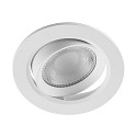 Deko-Light Inbouwspot SURTUR TILT 83 DTW draaibaar, Dim-To-Warm IP20/IP44, wit dimbaar