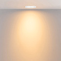 Deko-Light Inbouwspot SURTUR TILT 83 DTW draaibaar, Dim-To-Warm IP20/IP44, wit dimbaar