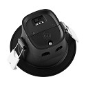 Deko-Light downlight ACRUX PRO 68 rigid, CCT Switch, UGR < 19 IP20/ IP54, glossy, black dimmable