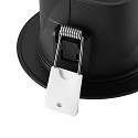 Deko-Light downlight ACRUX PRO 68 rigid, CCT Switch, UGR < 19 IP20/ IP54, glossy, black dimmable
