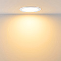 downlight ACRUX PRO 145 rigid, CCT Switch, UGR < 19, multipower IP20/ IP54, glossy, white dimmable
