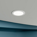 downlight ACRUX PRO 145 rigid, CCT Switch, UGR < 19, multipower IP20/ IP54, glossy, white dimmable