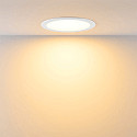 downlight ACRUX PRO 190 rigid, CCT Switch, UGR < 19, multipower IP20/ IP54, glossy, white dimmable