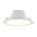 downlight ACRUX PRO 190 rigid, CCT Switch, UGR < 19, multipower IP20/ IP54, glossy, white dimmable