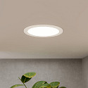 downlight ACRUX PRO 190 rigid, CCT Switch, UGR < 19, multipower IP20/ IP54, glossy, white dimmable
