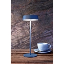 Deko-Light Tafellamp op batterijen MIRAM HEAD + TABLE STAND Set van 1, met Touch-Dimmer, magnetische Montage IP54, blauw dimbaar